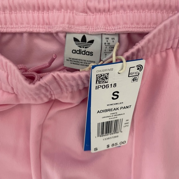 NWT Adidas Originals Adibreak Pants in "True Pink"  Retro Fit Size Small IP0618 - Picture 4 of 11